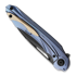 Bestech Wibra - Blackwash - Titanium sulankstomas peilis, mėlyna