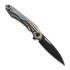 Bestech Wibra - Blackwash - Titanium folding knife, bronzed
