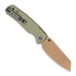 Coltello pieghevole Bestechman Cicada TLL - Gold PVD - G10, verde