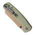 Coltello pieghevole Bestechman Cicada TLL - Gold PVD - G10, verde