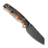 Coltello pieghevole Bestechman Cicada TLL - PVD - Wood + Black & Gold Resin