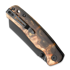 Coltello pieghevole Bestechman Cicada TLL - PVD - Wood + Black & Gold Resin