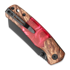 Coltello pieghevole Bestechman Cicada TLL - PVD - Wood + Red Resin