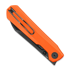 Bestechman Curvee - Blackwash - G10 סכין מתקפלת, כתום