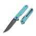 Bestechman - Mini Dundee - Grey PVD - G10, light blue
