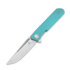 Bestechman Mini Dundee - Stonewash + Satin - G10, light blue