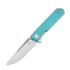 Bestechman Mini Dundee - Stonewash + Satin - G10, light blue