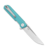 Bestechman Mini Dundee - Stonewash + Satin - G10, light blue