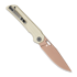 Bestechman Smuga - Gold PVD - G10 折叠刀, beige
