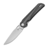 Bestechman Smuga - Stonewash - G10 CF Pattern 折叠刀, 黑色