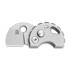 Bestechman - Turtle - Beadblasted - Titanium, harmaa