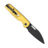 Складной нож Bestechman Vector - Black PVD - Aluminium, жёлтый
