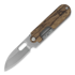 Black Fox Bean Gen 2 Zebra wood Taschenmesser