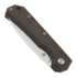 Black Fox Ciol sulankstomas peilis, brown micarta