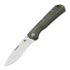 Black Fox Ciol sulankstomas peilis, green micarta