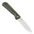 Black Fox Ciol sulankstomas peilis, green micarta
