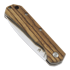 Black Fox Ciol folding knife, zebra wood