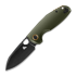 Black Fox - Puffy - Blackwash - G10, roheline