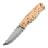 Brisa Birk 75 sulankstomas peilis, D2 Scandi, curly birch
