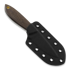 Brisa Bobtail 80 peilis, bison micarta, flat, kydex
