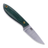 Brisa Bobtail 80 peilis, green micarta