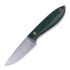 Brisa Bobtail 80 Kydex peilis, green micarta