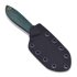 Brisa Bobtail 80 Kydex kniv, green micarta
