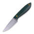 Coltello Brisa Bobtail 80 Multicarry, green micarta