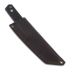 Brisa Kwaiken 90 M390 Scandi kniv, ebony, brown sheath