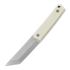 Coltello Brisa Kwaiken 90 M390 Scandi, ivory micarta, brown sheath
