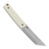 Brisa Kwaiken 90 M390 Scandi peilis, ivory micarta, brown sheath