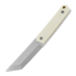 Brisa Kwaiken 90 M390 Scandi peilis, ivory micarta, cognac sheath