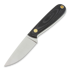 Brisa Necker 70 Full Flat Kydex peilis, kabinamas ant kaklo, juoda