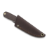 Brisa Necker 70 Scandi peilis, kabinamas ant kaklo, bison micarta
