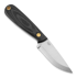 Brisa Necker 70 Scandi kaulaveitsi, black micarta, kydex