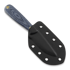 Brisa Necker 70, Scandi, blue jeans micarta, kydex
