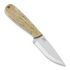 Brisa Necker 70 Scandi halskniv, curly birch, leather