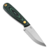 Brisa Necker 70 Scandi peilis, kabinamas ant kaklo, green micarta