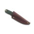 Brisa Necker 70 Scandi peilis, kabinamas ant kaklo, green micarta