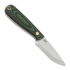 Brisa Necker 70 Scandi, green micarta, kydex