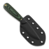 Brisa Necker 70 Scandi, green micarta, kydex