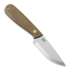 Brisa Necker 70 Scandi kaulaveitsi, mustard micarta