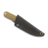 Brisa Necker 70 Scandi kaulaveitsi, mustard micarta