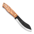 Brisa Nessmuk 125 kniv, left, stabilized curly birch