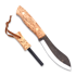 Brisa Nessmuk 125 peilis, stabilized curly birch, firesteel