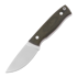 Brisa Skinner 90 Elmax Flat medžioklės peilis, green micarta