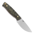 Brisa Skinner 90 Elmax Flat jagtkniv, stabilized curly birch