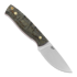 Brisa Skinner 90 Elmax Flat Jagdmesser, stabilized curly birch