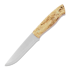 Coltello Brisa Trapper 115, Elmax Scandi, curly birch, firesteel