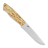 Brisa Trapper 115 peilis, Elmax Scandi, curly birch, firesteel